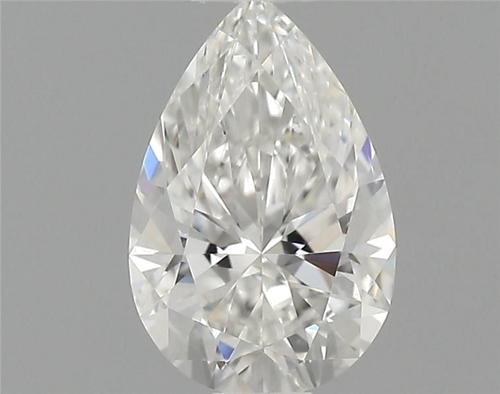 0.4 carat F-VS2 Natūralus Pear Deimantas (1)