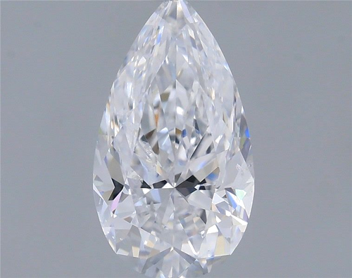 0.67 carat D-SI2 Natūralus Pear Deimantas (1)
