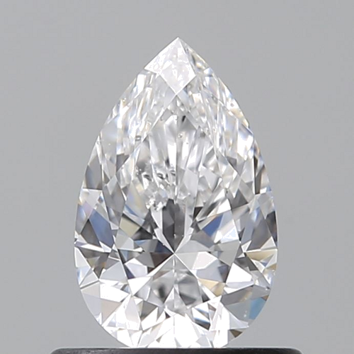 0.61 carat D-SI1 Natūralus Pear Deimantas (1)