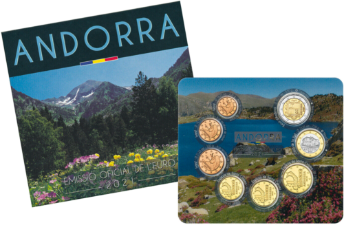 2021 Andora BU Euro monetų rinkinys (1)
