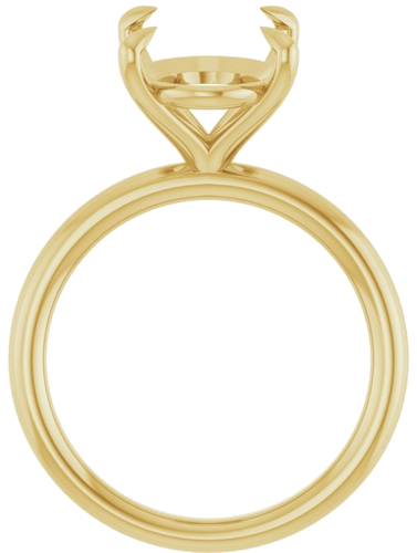 Sužadėtuvių Žiedas „Claw-Prong Solitaire“ 14k yellow gold Oval 14mm x 10mm (2)