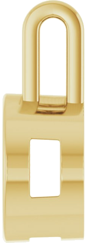 Pakabukas „Bezel-Set Solitaire“ 10k yellow gold Oval 10mm x 8mm (3)