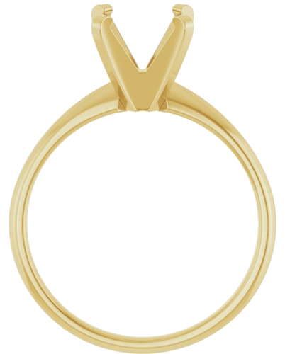 Sužadėtuvių Žiedas „Solitaire“ 14k yellow gold Round 8mm (2)