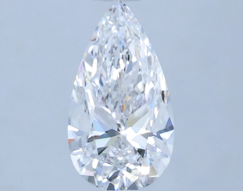 0.5 carat E-VS2 Natūralus Pear Deimantas (1)