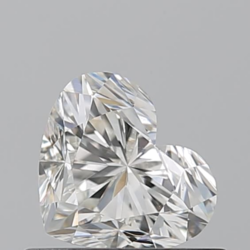 0.61 carat I-VS2 Natūralus Heart Deimantas (1)