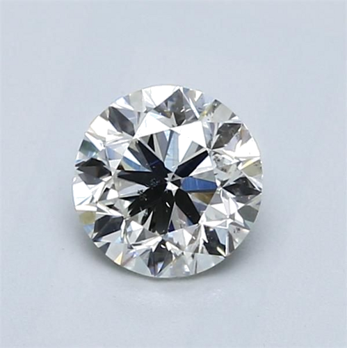 0.9 carat I-SI1 Very Good cut Natūralus Round Deimantas (1)