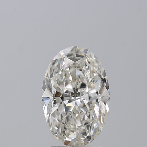 3.0 carat I-SI1 Natūralus Oval Deimantas (1)
