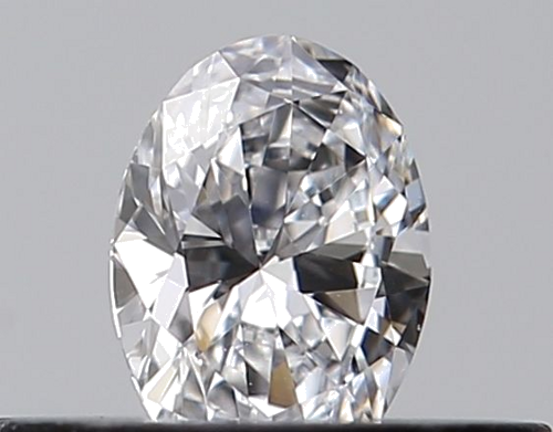 0.23 carat D-VVS2 Natūralus Oval Deimantas (1)