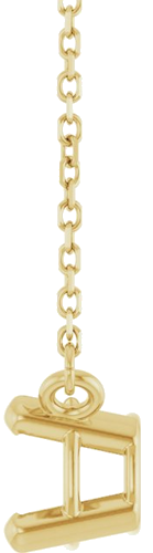 Pakabukas „Solitaire“ 14k yellow gold Elongated Cushion 8mm x 6mm (3)