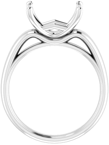 Sužadėtuvių Žiedas „Solitaire“ 925 Sidabro Oval 14mm x 10mm (2)