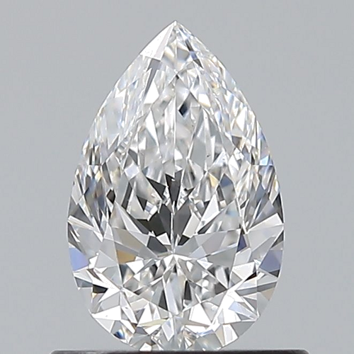 0.7 carat D-VS2 Natūralus Pear Deimantas (1)