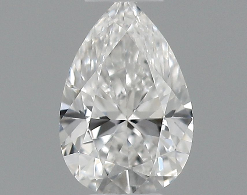0.23 carat F-VVS1 Natūralus Pear Deimantas (1)