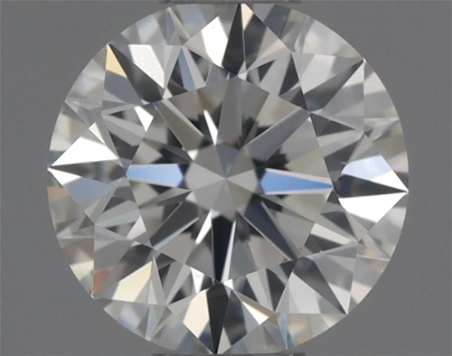 0.41 carat H-VVS1 Excellent cut Natūralus Round Deimantas (1)
