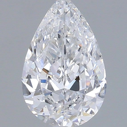 0.5 carat E-SI2 Natūralus Pear Deimantas (1)