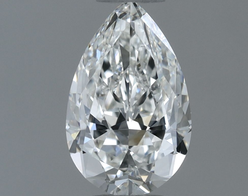 0.61 carat G-VS2 Natūralus Pear Deimantas (1)