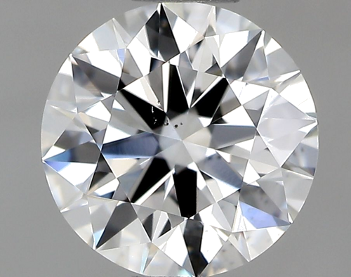 0.57 carat F-SI1 Excellent cut Natūralus Round Deimantas (1)