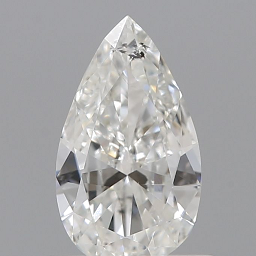 0.5 carat G-SI2 Natūralus Pear Deimantas (1)
