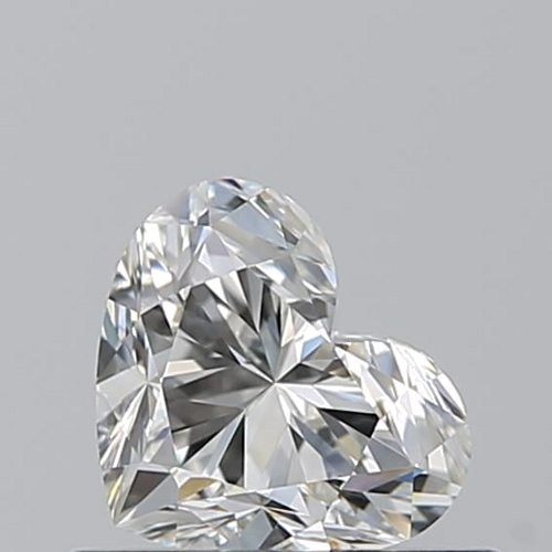0.51 carat I-VVS2 Natūralus Heart Deimantas (1)