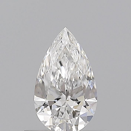 0.52 carat E-VVS1 Natūralus Pear Deimantas (1)