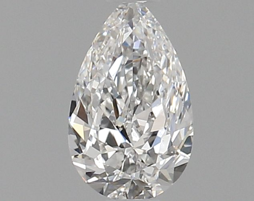 0.6 carat F-VS1 Natūralus Pear Deimantas (1)
