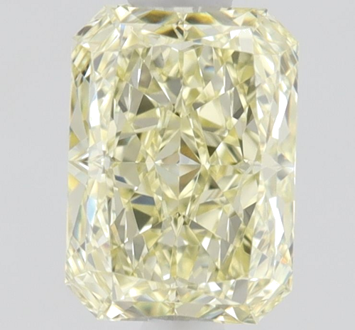 0.58 carat Fancy Light Yellow-VS1 Natūralus Radiant Deimantas (1)