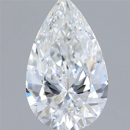 0.41 carat F-VVS2 Natūralus Pear Deimantas (1)