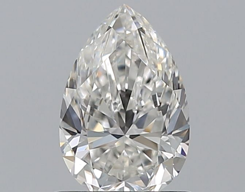 0.8 carat G-VS2 Natūralus Pear Deimantas (1)