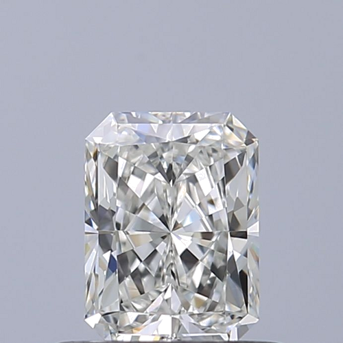 0.5 carat H-VVS2 Natūralus Radiant Deimantas (1)