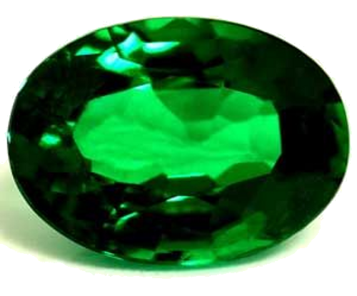0.67 carat GREEN Oval Smaragdas (1)