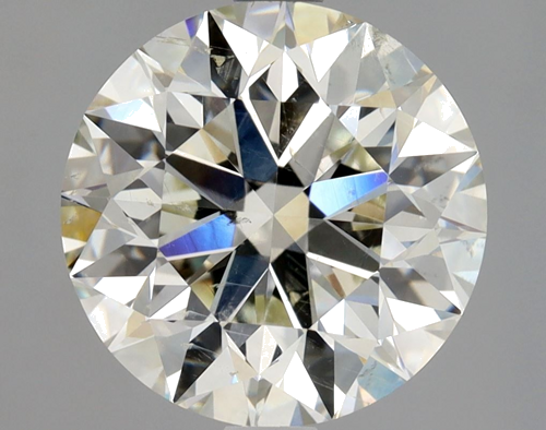 3.01 carat K-SI2 Excellent cut Natūralus Round Deimantas (1)