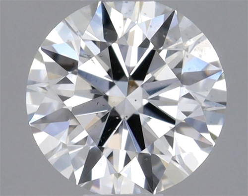 0.37 carat F-SI1 Excellent cut Natūralus Round Deimantas (1)