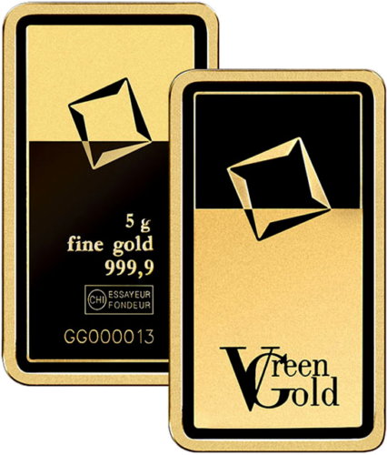 5 гр. Инвестиционно златно кюлче Valcambi Green Gold (1)