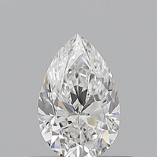 0.51 carat F-VS2 Natūralus Pear Deimantas (1)