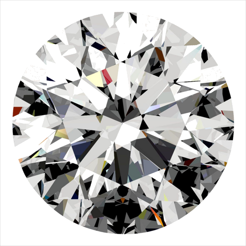 0.32 carat F-VS2 Excellent cut Natūralus Round Deimantas (1)