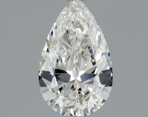 0.5 carat H-SI1 Natūralus Pear Deimantas (1)