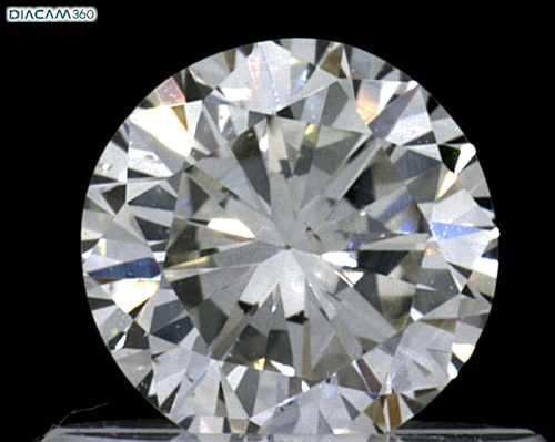 0.53 carat I-VS2 GD cut Natūralus Round Deimantas (1)