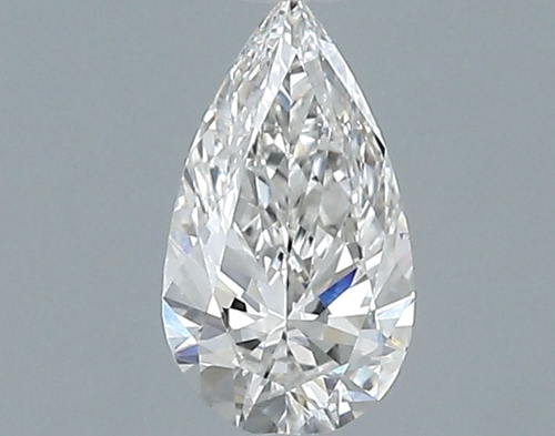 0.33 carat G-VVS2 Natūralus Pear Deimantas (1)