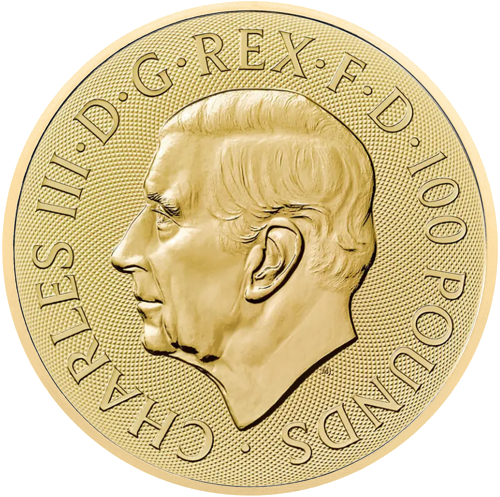 1 oz Королевский герб 2025 Великобритания золотая монета (2)