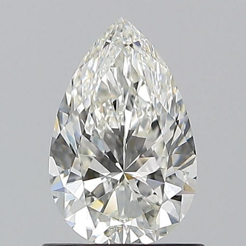 0.9 carat H-VVS1 Natūralus Pear Deimantas (1)