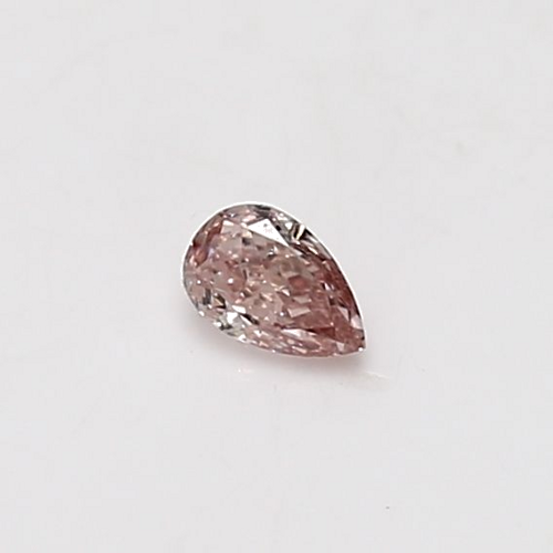 0.15 carat Fancy Brownish Pink-VS2 Natūralus Pear Deimantas (1)