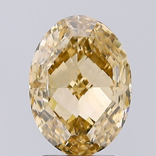 3.01 carat Fancy Brownish Yellowish Orange-VS2 Natūralus Oval Deimantas (1)