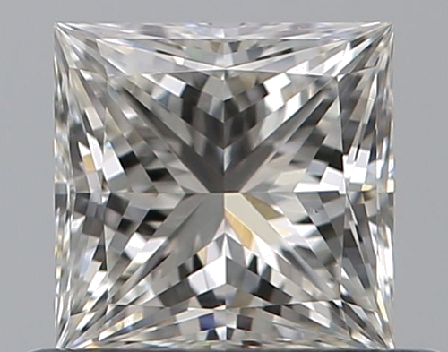 0.51 carat G-VS2 Natūralus Princess Deimantas (1)
