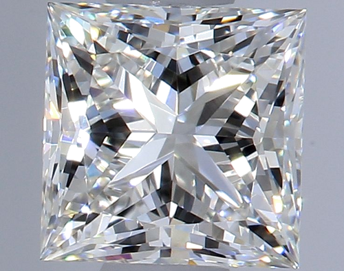 0.5 carat G-IF Natūralus Princess Deimantas (1)