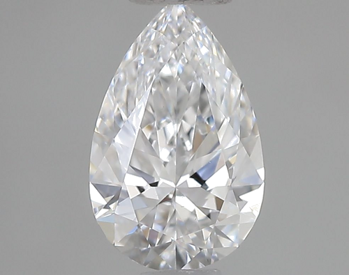 0.5 carat D-VS2 Natūralus Pear Deimantas (1)