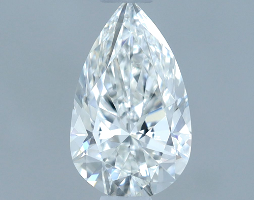0.7 carat F-IF Natūralus Pear Deimantas (1)
