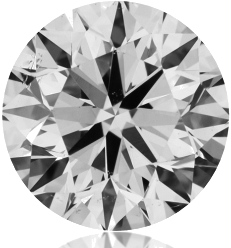 0.3 carat H-SI1 Very Good cut Natūralus Round Deimantas (1)