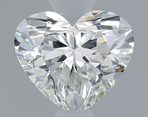 0.37 carat H-SI1 Natūralus Heart Deimantas (1)