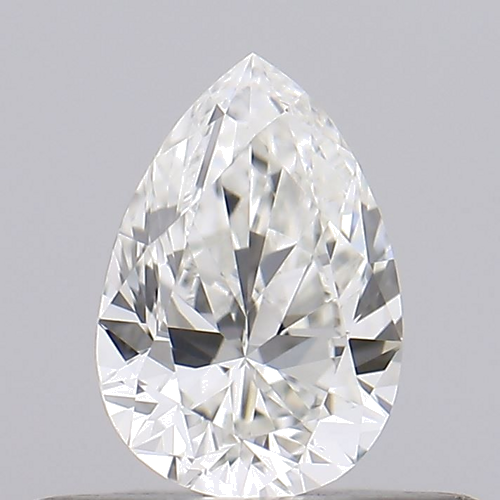 0.3 carat G-VVS2 Natūralus Pear Deimantas (1)
