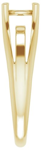 Sužadėtuvių Žiedas „Solitaire“ 585 Geltonojo Aukso Round 6.5mm (4)