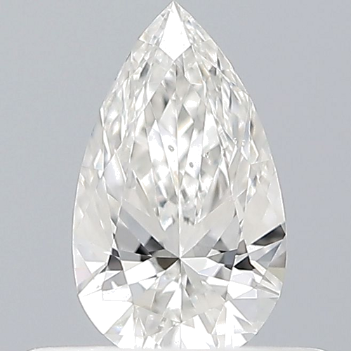 0.32 carat F-SI1 Natūralus Pear Deimantas (1)